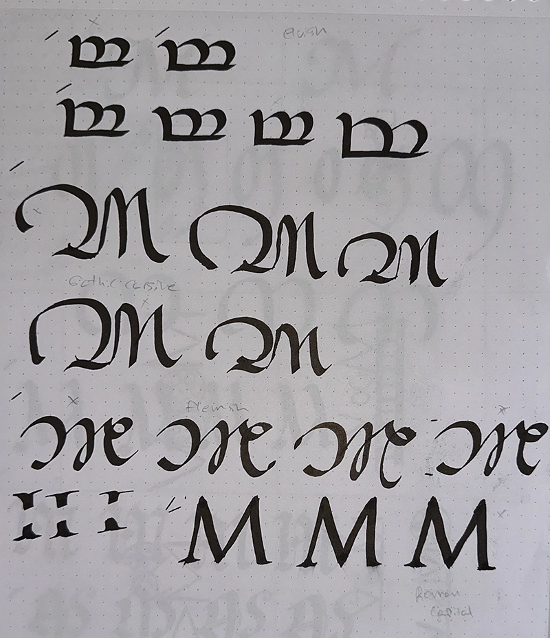 The rest of the letters I wrote