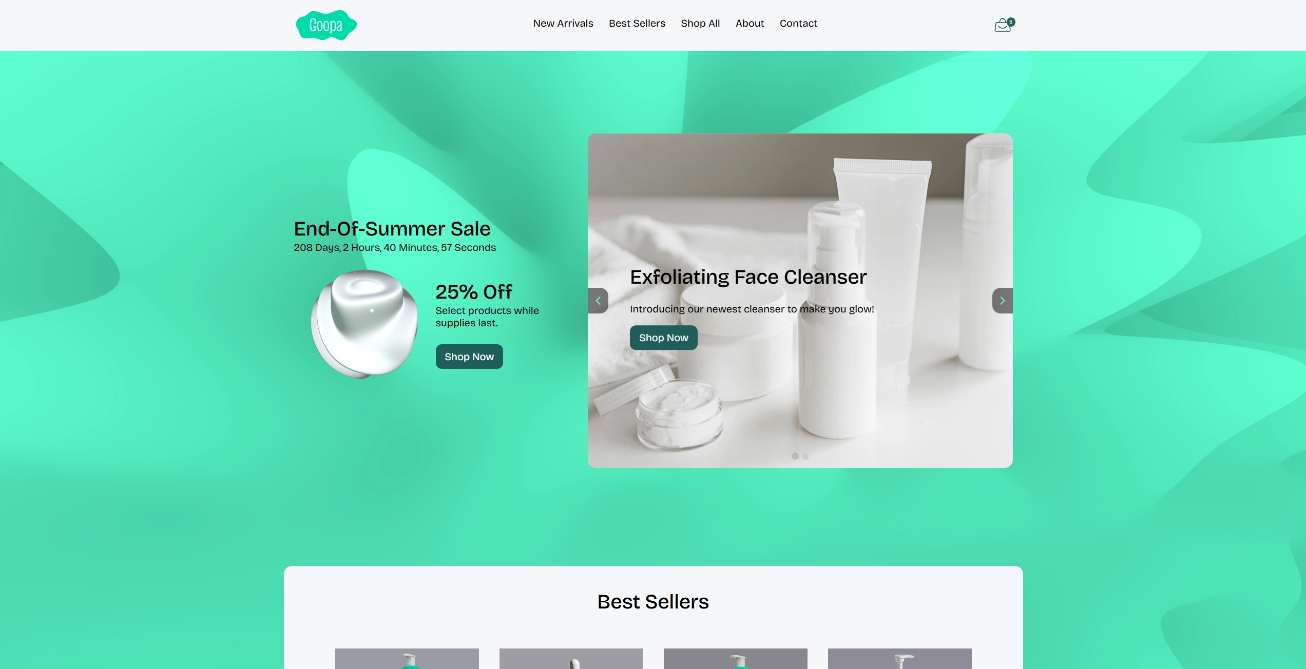 Goopa home page