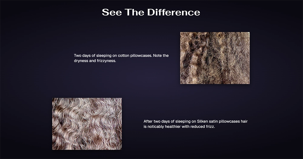 Before and After section for Silken
