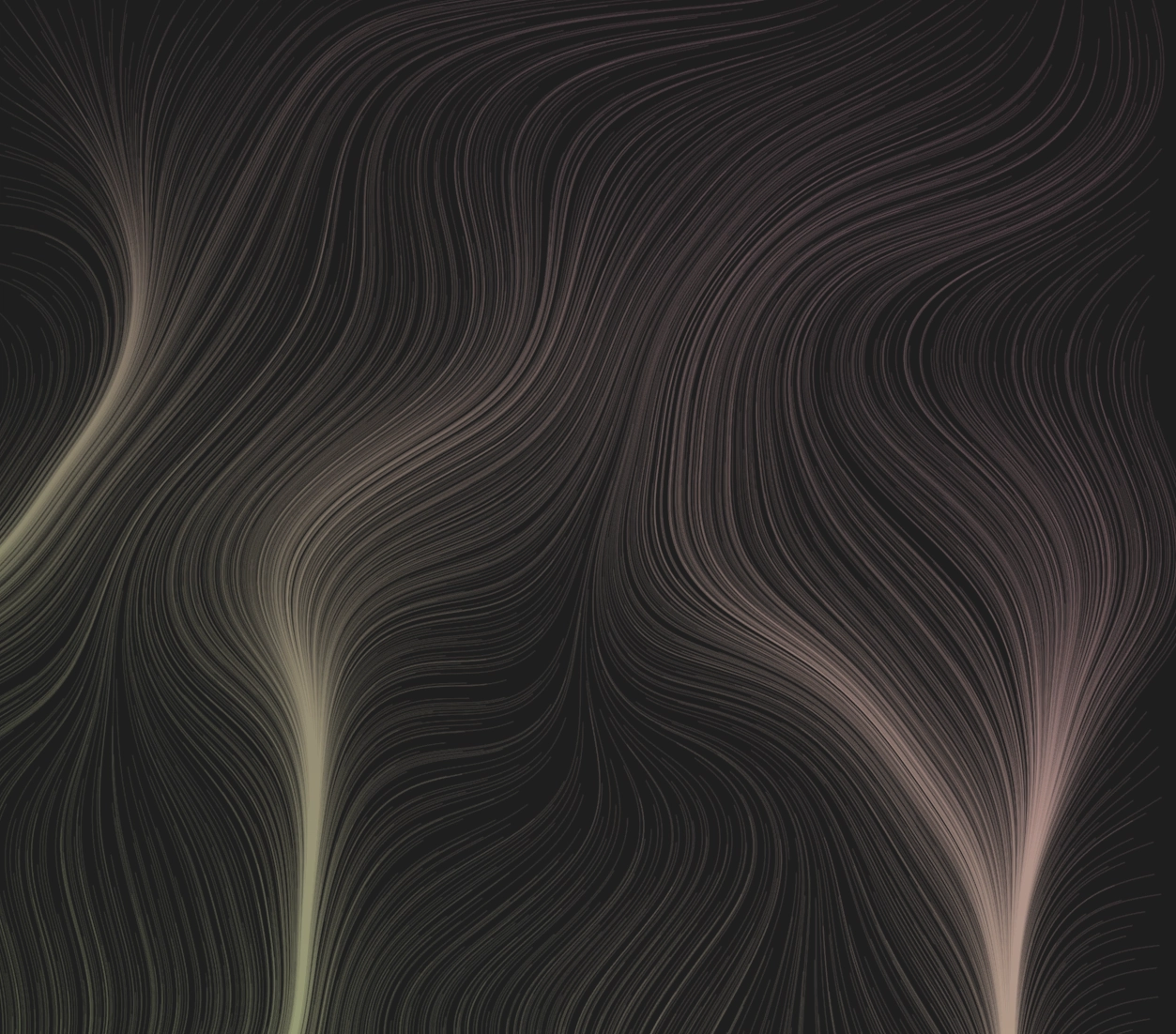 Procedural art depicting hair
