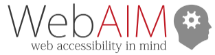 WebAIM logo